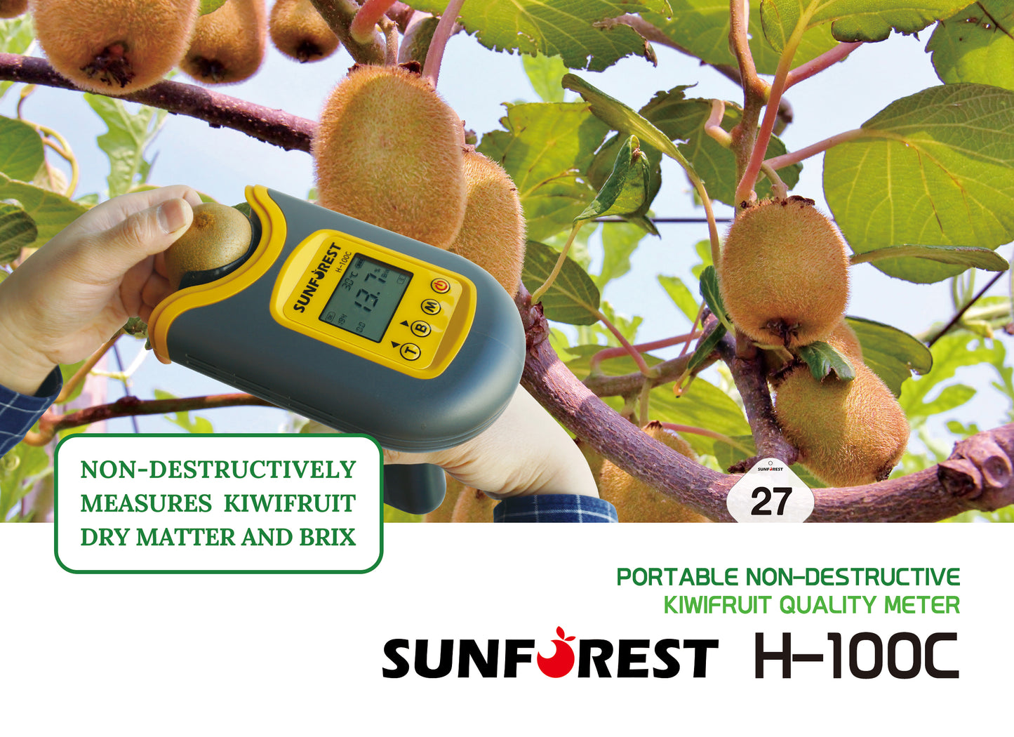 SUNFOREST H-100C Kiwifruit Fruit Quality Tool